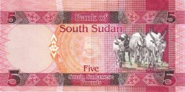Dél-Szudán 2015. 5 Pound-UNC