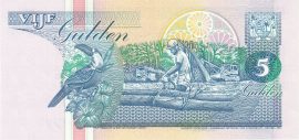 Suriname 1998. 5 Gulden-UNC