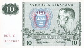 Svédország 1979. 10 Kronor-UNC