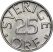 Switzerland-1960-2008-20 Rappen-Cooper-Nickel-VF-Coin