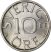 Switzerland-1960-2008-20 Rappen-Cooper-Nickel-VF-Coin