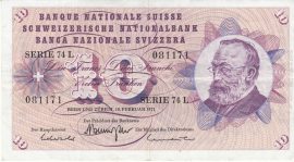 Svájc 1971. 10 Frank-F