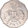 Szwáziföld-2001-50 Cent-Réz-nikkel-UNC-Pénzérme