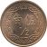 Tajvan-1981-2004-1/2 Dollár-Bronz-UNC-Pénzérme