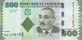 Tanzánia 2010. 500 Shillings-UNC