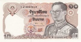 Thaiföld 1980. 10 Baht-UNC