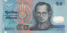 Thaiföld 1997-2004. 50 Baht-UNC