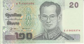 Thaiföld 2003-2013. 20 Baht-VF