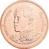 Thaiföld-2018-25 Satang-Rézbevonatú acél-UNC-Pénzérme