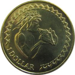 Tokelau-2017-1 Dollár-Alumíniumbronz-UNC-Pénzérme