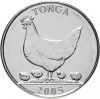 Tonga-2005-5 Seniti-Nikkelezett acél-UNC-Pénzérme