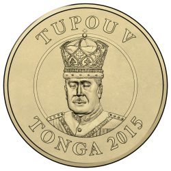 Tonga-2015-1 Paanga-Alumíniumbronz-UNC-Pénzérme