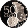 Trinidad és Tobago-2003-50 Cent-Réz-nikkel-UNC-Pénzérme