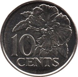 Trinidad és Tobago-2020-10 Cent-Réz-nikkel bevonatú acél-UNC-Pénzérme
