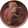  Trinidad és Tobago-2020-5 Cent-Rézbevonatú acél-UNC-Pénzérme