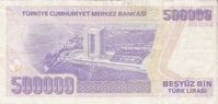 Törökország 1997. 500000 Lira-UNC