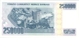 Törökország 1998. 250000 Lira-UNC