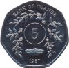 Uganda-1987-5 Shiling-Nikkelezett acél-XF-Pénzérme