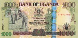 Uganda 2005-2009. 1000 Shillings-UNC