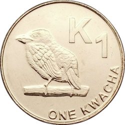 Uganda-2012-1 Kwacha-Nikkelezett acél-UNC-Pénzérme