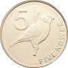 Uganda-2012-5 Ngwee-Nikkelezett acél-UNC-Pénzérme