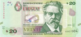 Uruguay 2017. 20 Pesos-UNC