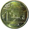   Uruguay-2024-1 Peso-Sárgaréz bevonatú acél-UNC-Pénzérme