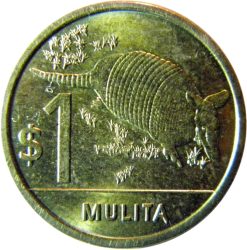 Uruguay-2024-1 Peso-Sárgaréz bevonatú acél-UNC-Pénzérme