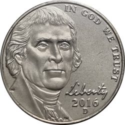 Egyesült Államok-2006-5 Cents-Réz-Nikkel-UNC-Pénzérme