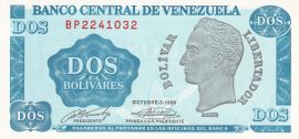 Venezuela 1989. 2 Bolívares-UNC