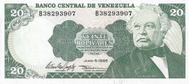 Venezuela 1992. 20 Bolívares-UNC