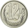 Venezuela-2007-12,5 Centimo-Nikkelezett acél-UNC-Pénzérme
