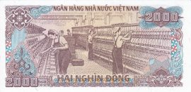 Vietnám 1988. 2000 Dong-UNC