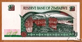 Zimbabwe 1997. 10 Dollars-UNC